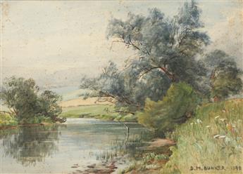 DENNIS MILLER BUNKER Landscape with a River.